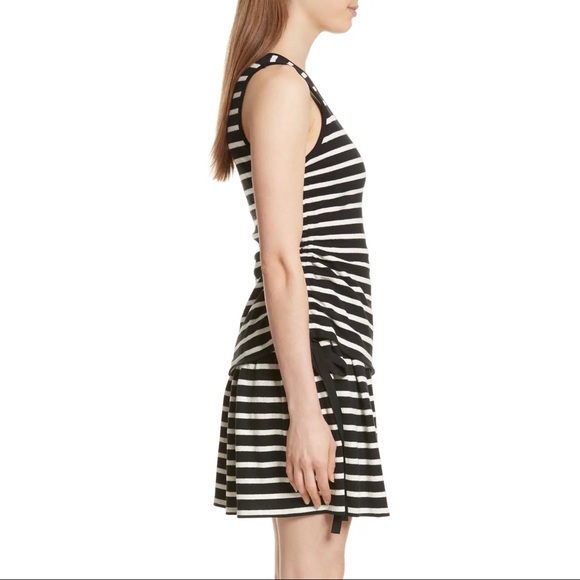 NEW DEREK LAM 10 CROSBY STRIPED MINI DRESS - Picture 5 of 10